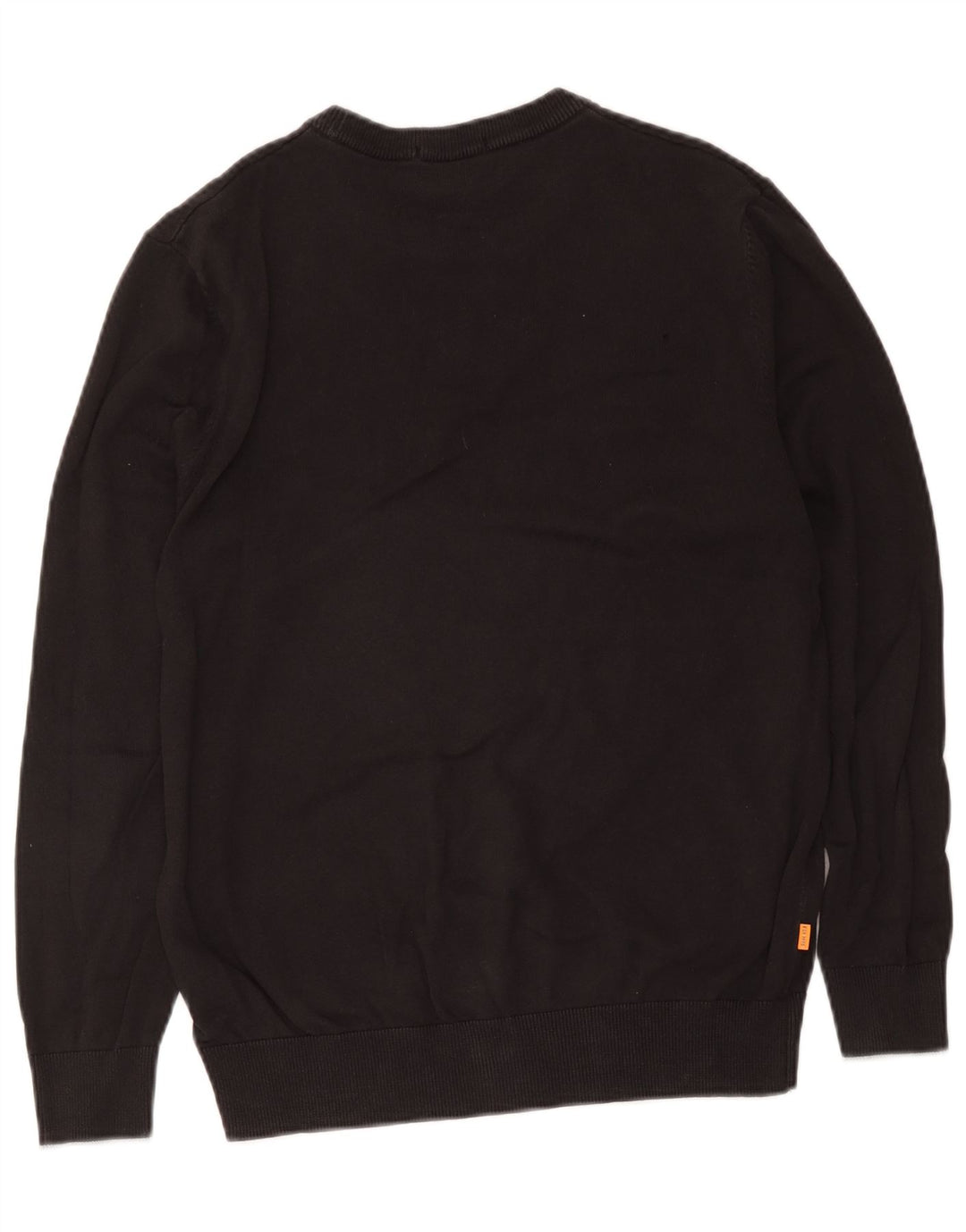 Timberland Jersey De Cuello Redondo Para Hombre Suéter De Algodón Negro Mediano