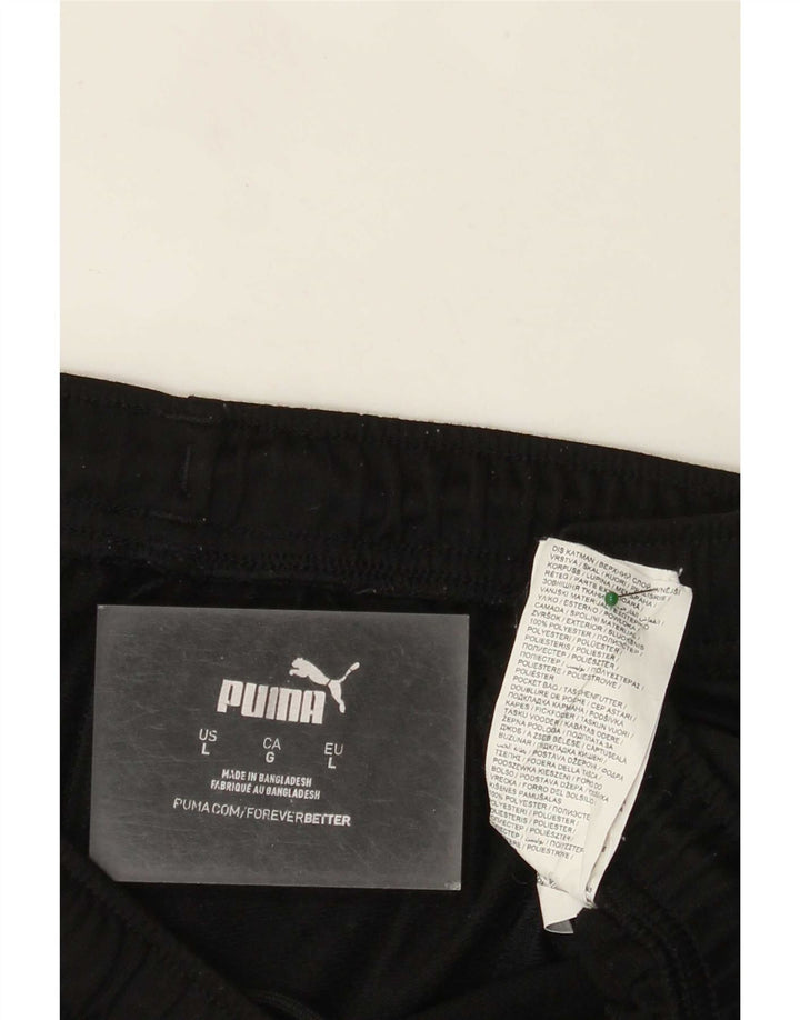 Pantalón De Chándal Puma Hombre Grande Negro Poliéster