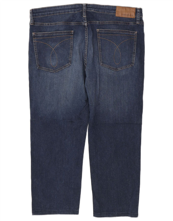 Calvin Klein Jeans ajustados para hombre W38 L24 Algodón azul