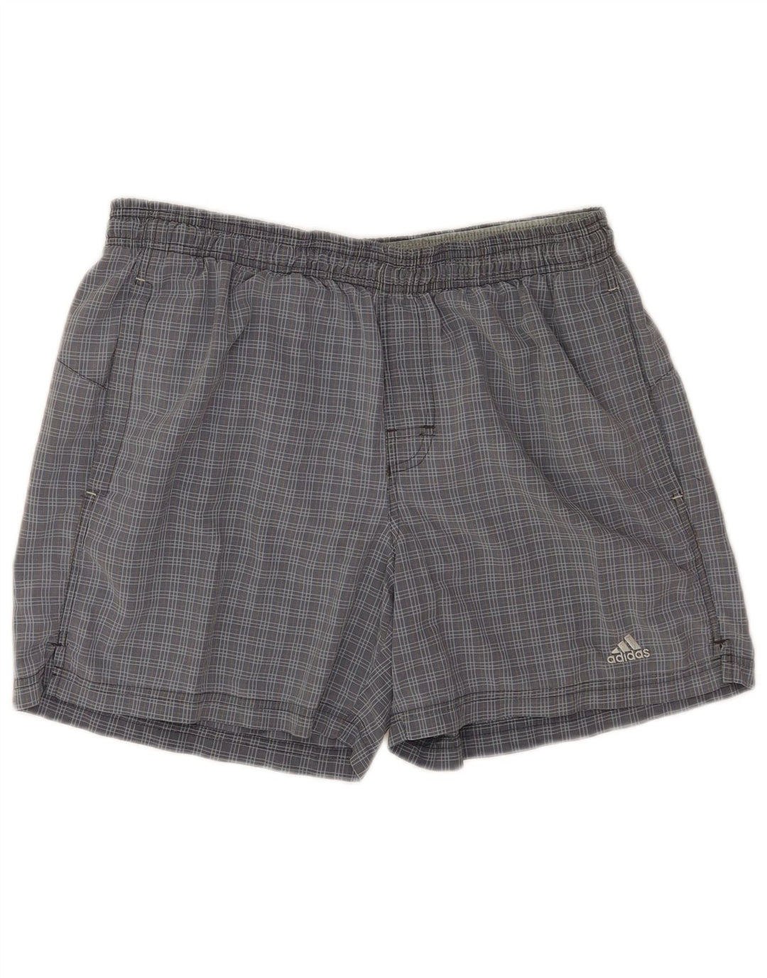 Adidas - Bañador para hombre (talla grande), color gris, nailon