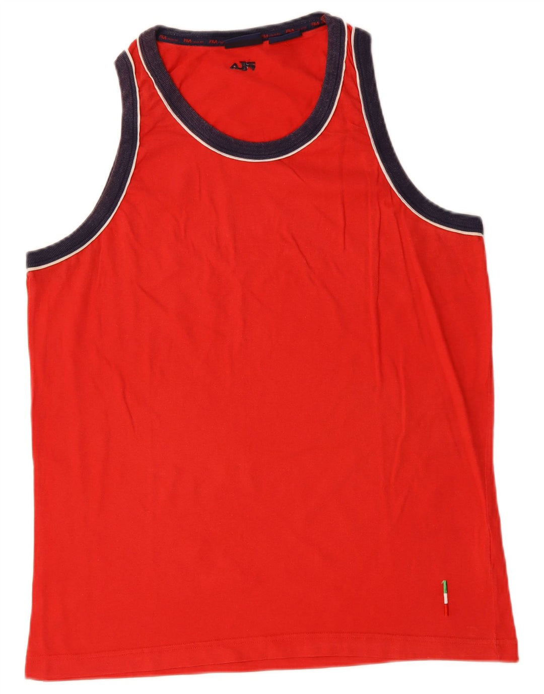 FILA Hombre Chaleco Top XL Algodón Rojo