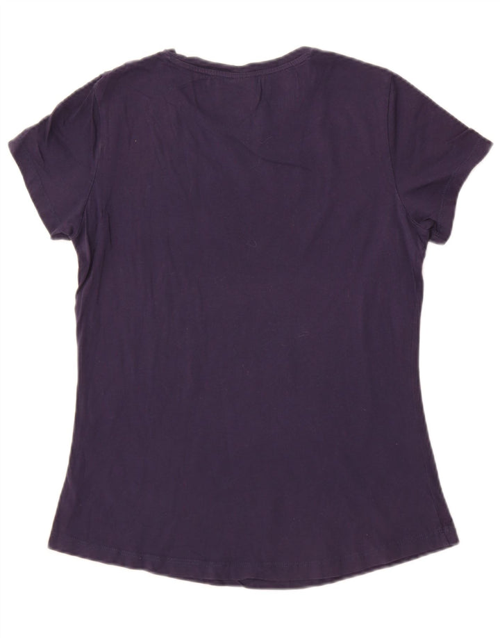 Puma Camiseta gráfica para mujer Top UK 12 Medium Azul marino