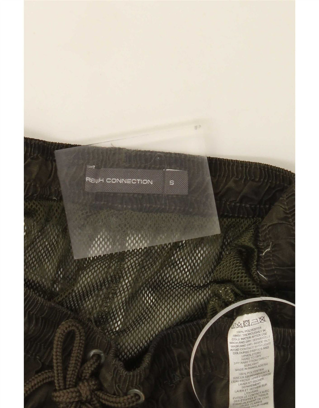 Bañador para hombre French Connection Small Green Camuflaje Poliéster