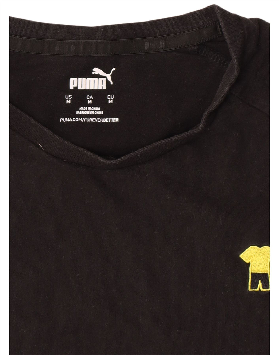 Camiseta Puma Hombre Top Medium Negro