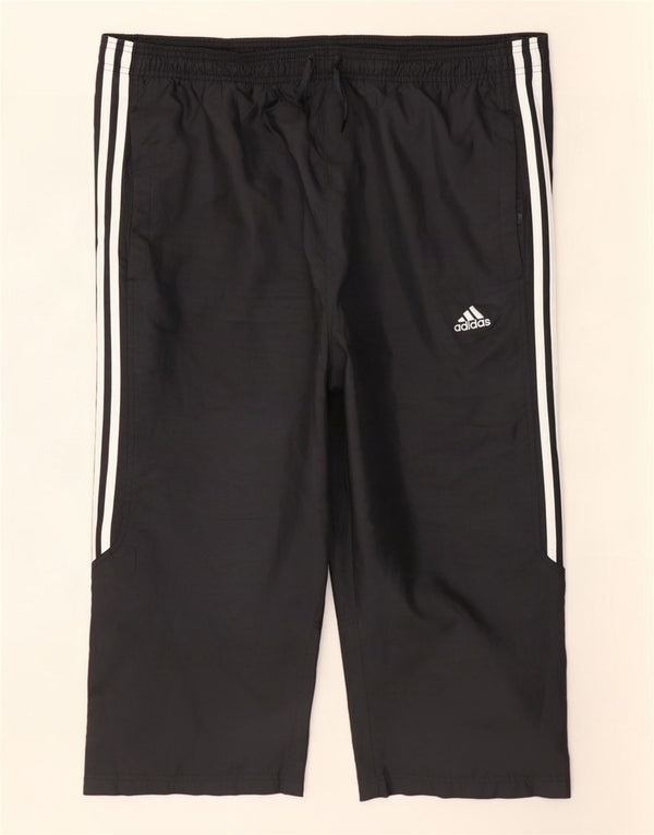 Adidas Bermudas Deportivas para Hombre XL Poliéster Negro
