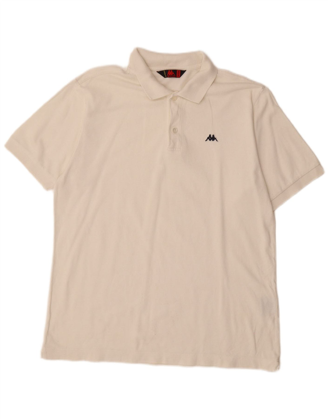 KAPPA Polo Hombre Algodón Blanco Mediano
