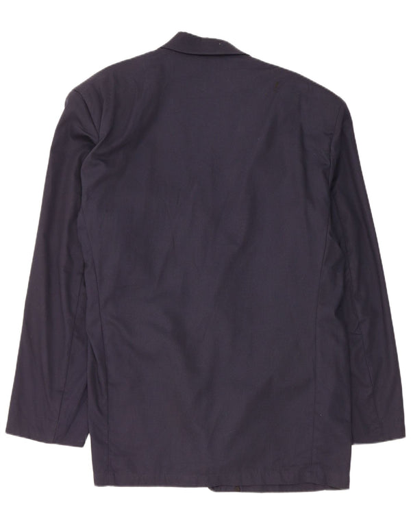 Wampum Chaqueta Blazer de 2 Botones para Hombre XL Algodón Azul Marino