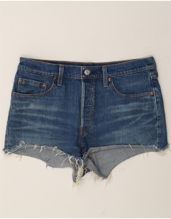 Levi's Mujer 501 Shorts Vaqueros W29 Small Azul Algodón