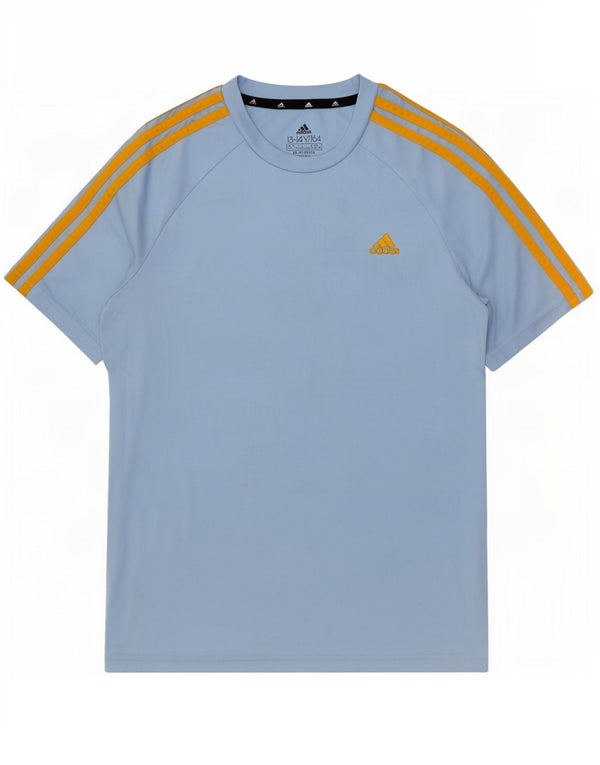 Adidas Boys Aeroready Camiseta Top 13-14 Años Azul Poliéster