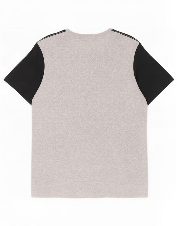 Converse Camiseta gráfica para hombre XL Bloque de color gris