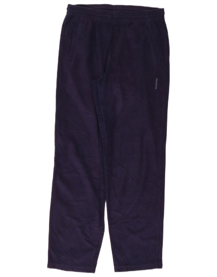 DIADORA Pantalón de Chándal Hombre ES 38 Medio Azul Marino Poliéster