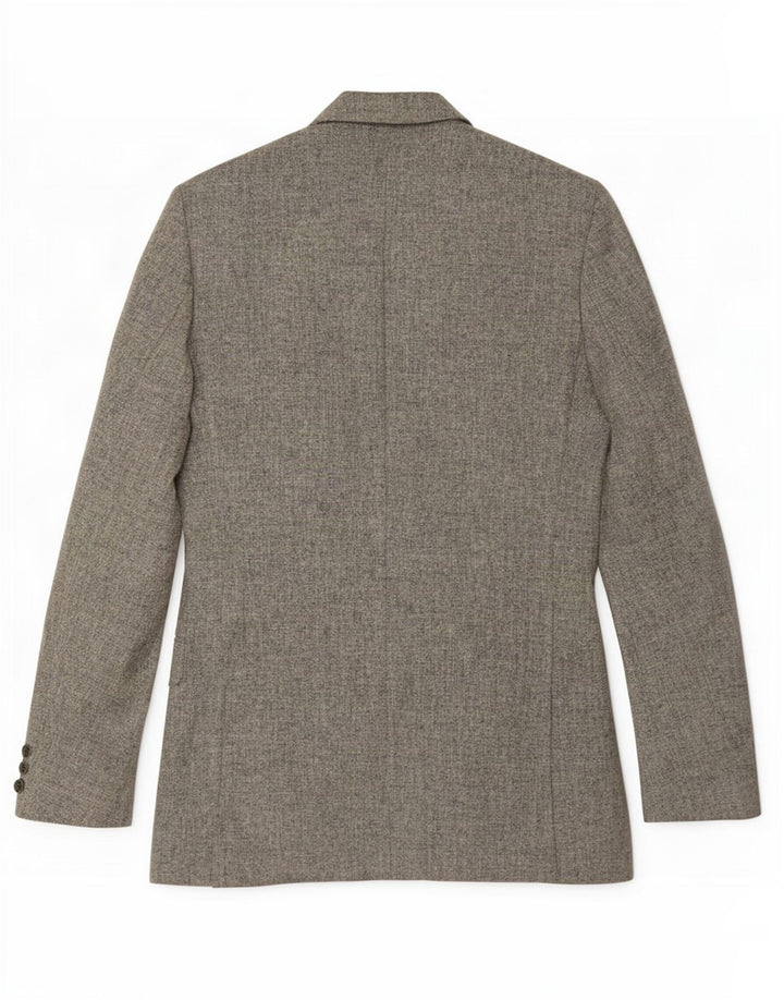 Wellington Chaqueta tipo blazer de 2 botones para hombre UK 38 Lana moteada gris medio