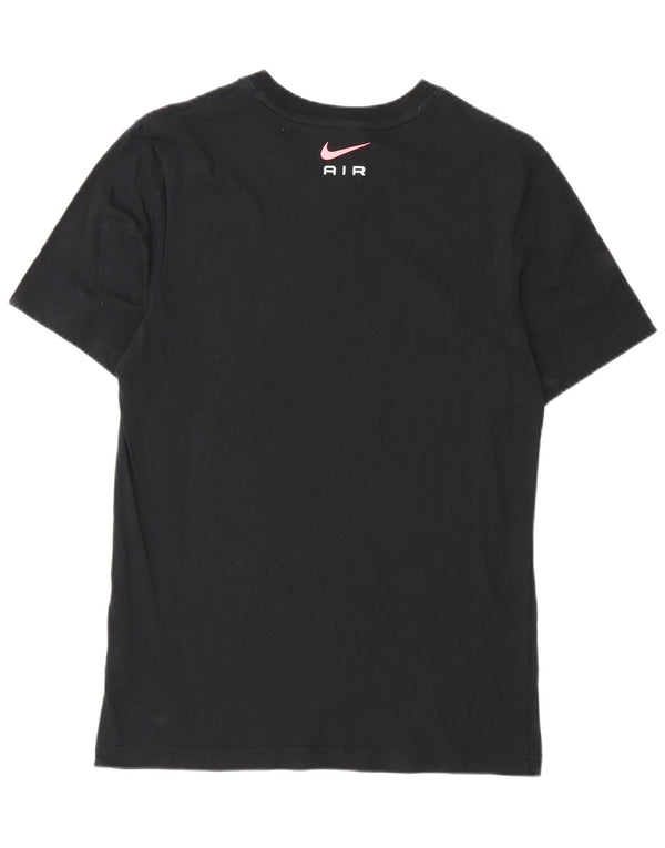 Nike - Camiseta gráfica para hombre, talla pequeña, algodón negro