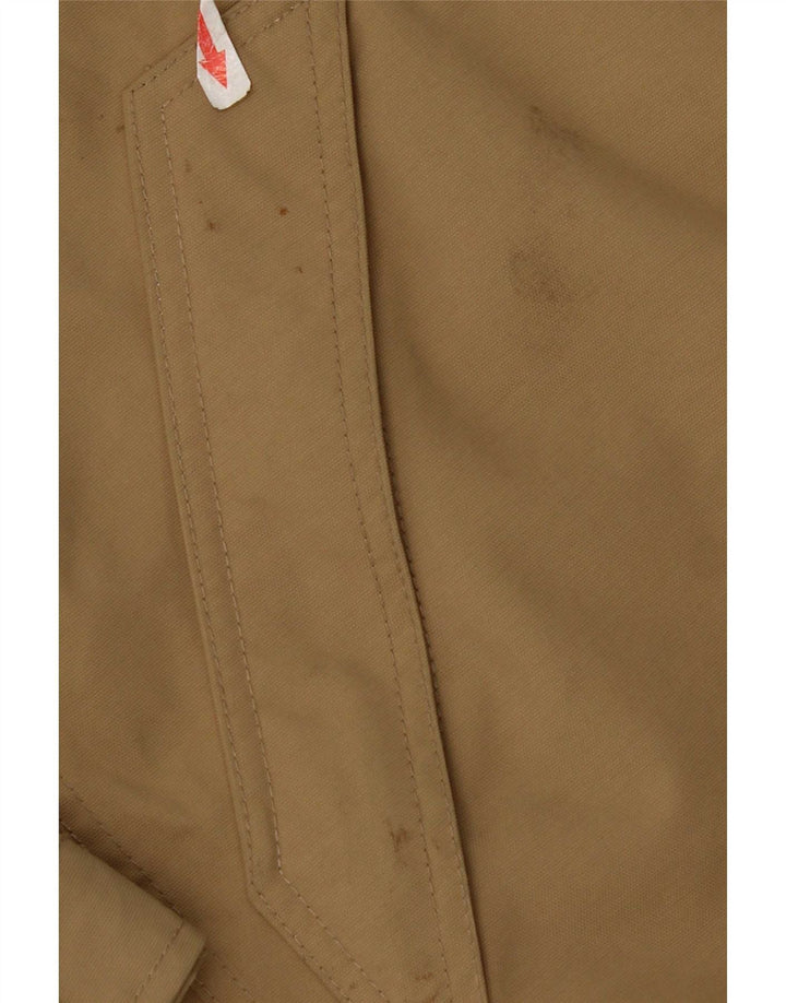 Timberland Chaqueta utilitaria con capucha para hombre UK 38 Medium Beige Nylon