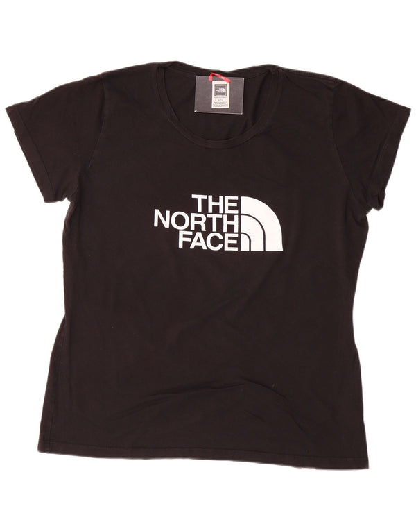 THE NORTH FACE Camiseta gráfica para mujer UK 40 XL Algodón negro