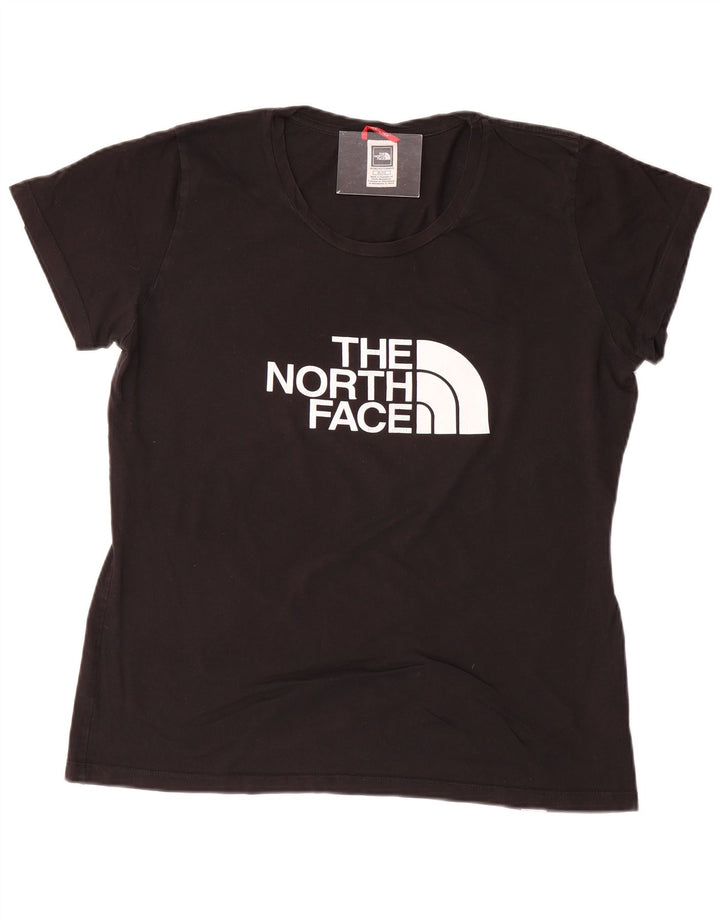 THE NORTH FACE Camiseta gráfica para mujer UK 40 XL Algodón negro