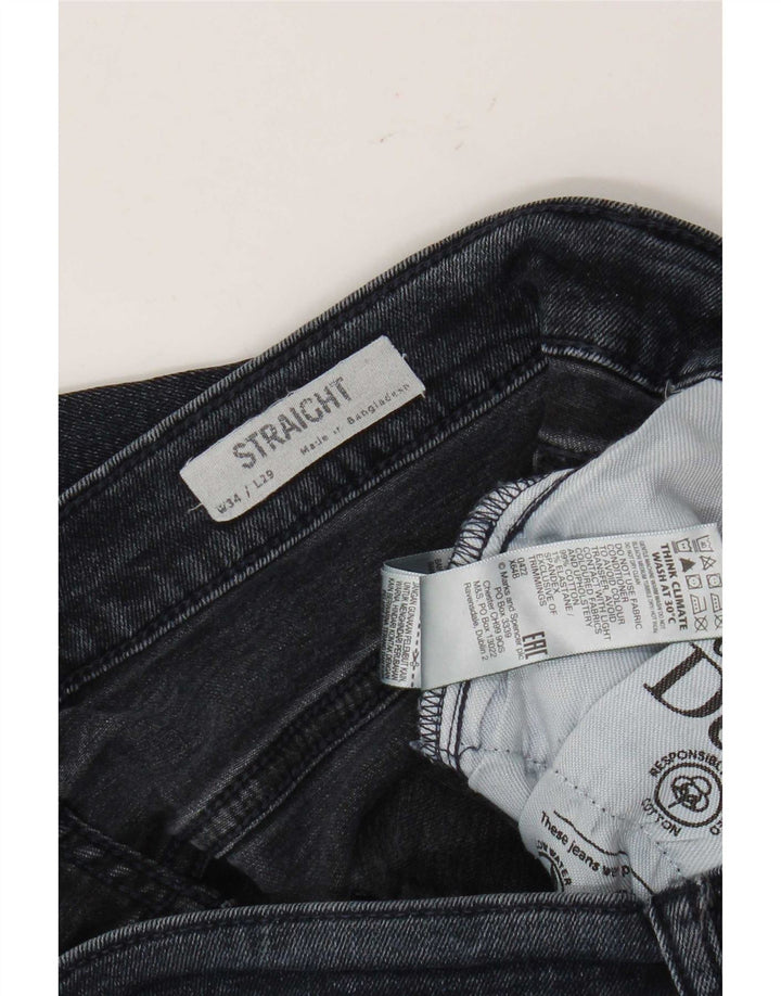 Marks & Spencer Jeans rectos para hombre W34 L29 Algodón azul marino