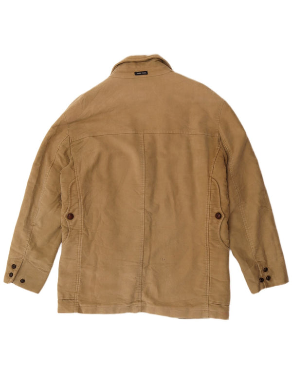 Saks Club Chaqueta tipo blazer de 3 botones para hombre IT 48 Beige mediano
