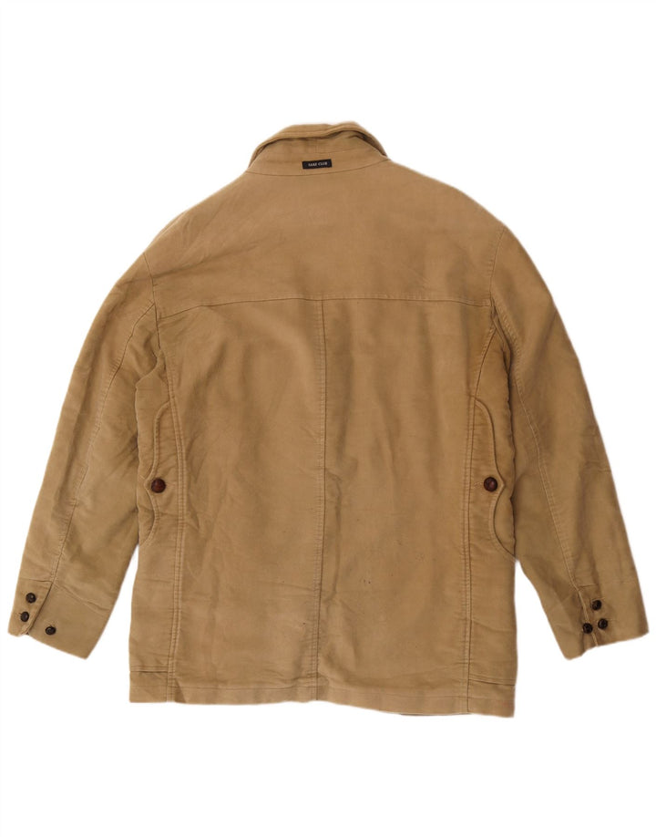 Saks Club Chaqueta tipo blazer de 3 botones para hombre IT 48 Beige mediano