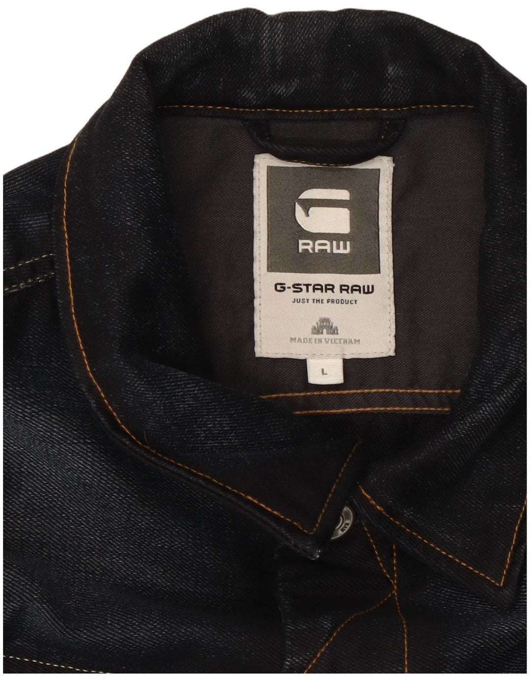 G-Star Chaqueta vaquera para hombre UK 40 Large Azul marino