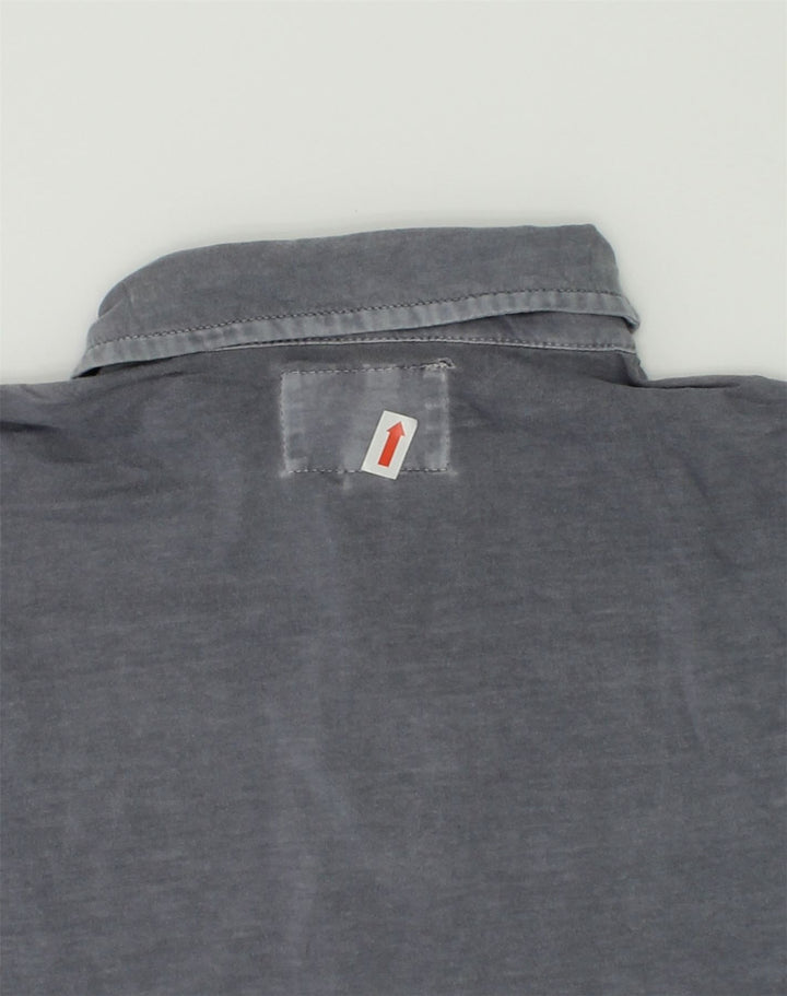 WOOLRICH Boys Polo Shirt 5-6 Years Grey Cotton | Vintage Woolrich | Thrift | Second-Hand Woolrich | Used Clothing | Messina Hembry 