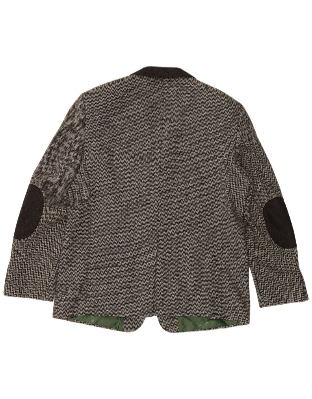 H.MOSER Chaqueta tipo blazer de 3 botones para hombre EU 54 2XL Lana en espiga gris