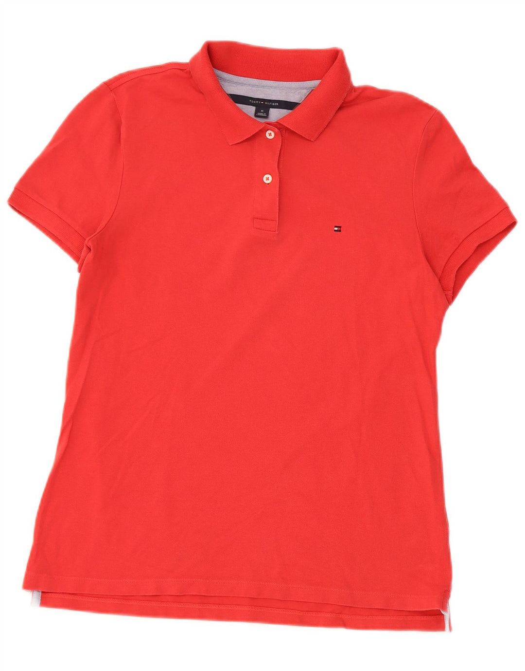 Tommy Hilfiger Polo para mujer Reino Unido 12 Algodón rojo mediano