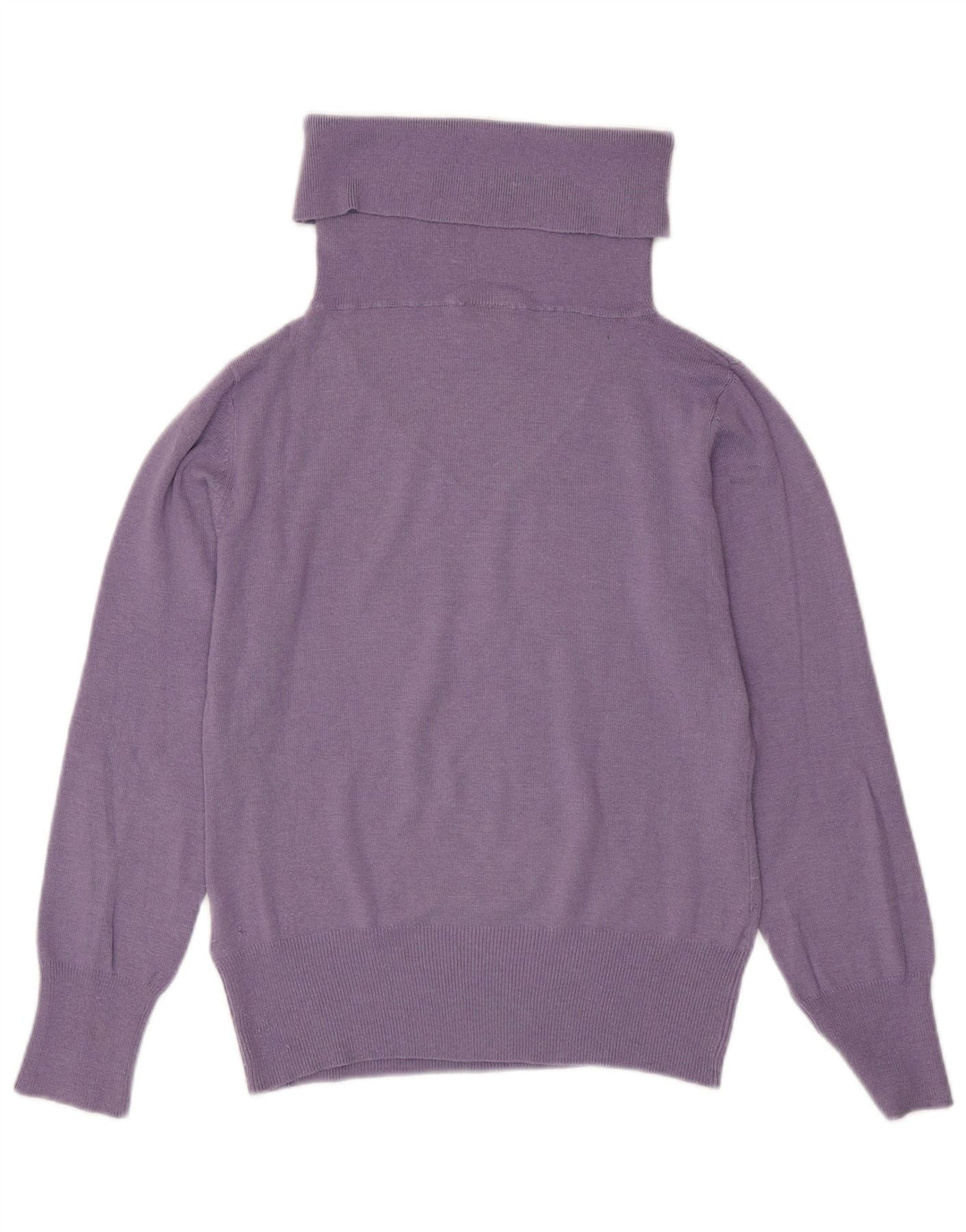 ELLESSE Jersey con cuello vuelto para mujer IT 46 Large Púrpura Modal