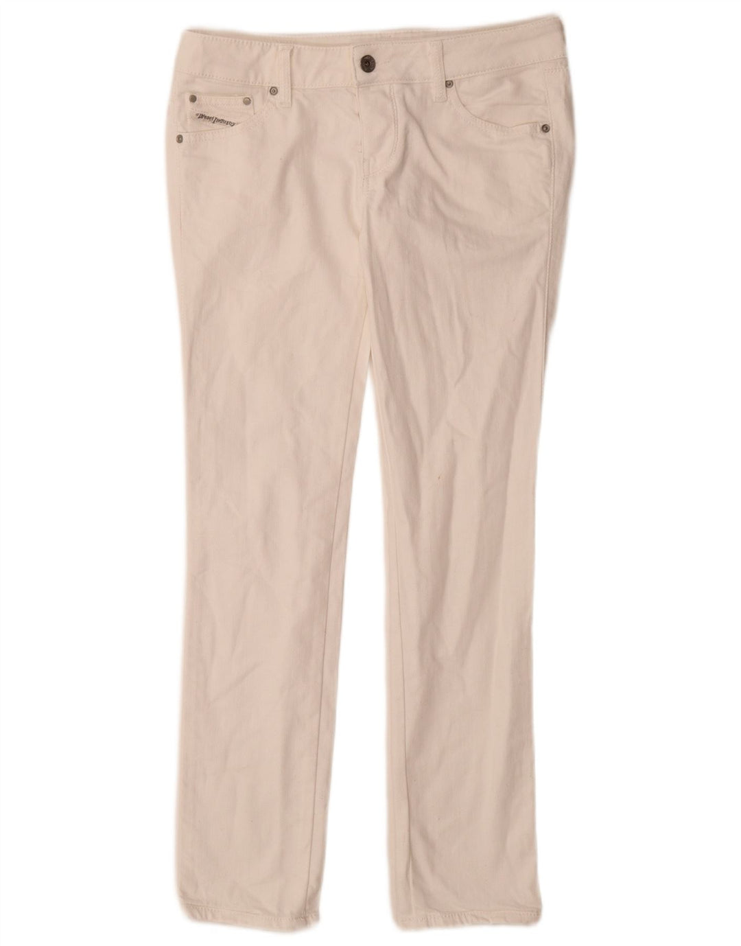 Diesel Mujer Cuddy Slim Jeans W28 L29 Algodón Blanco