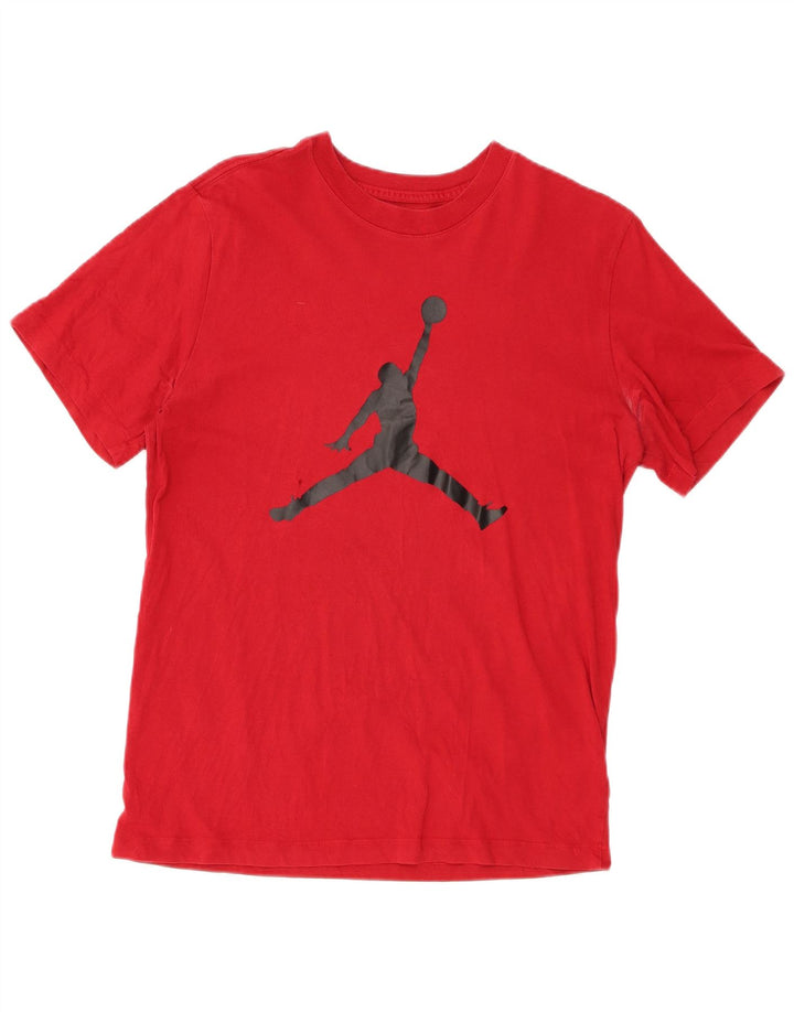 JORDAN Camiseta gráfica para hombre Top Medium Red Cotton