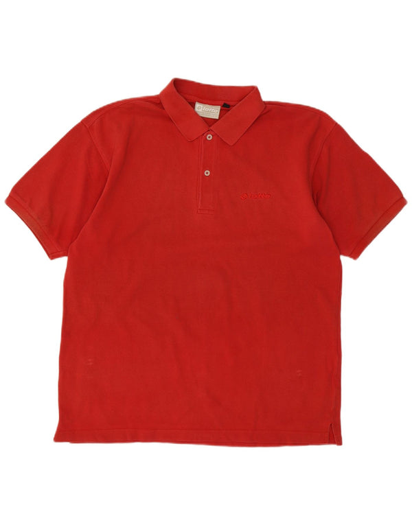 Kappa Mens Polo Shirt XL Red