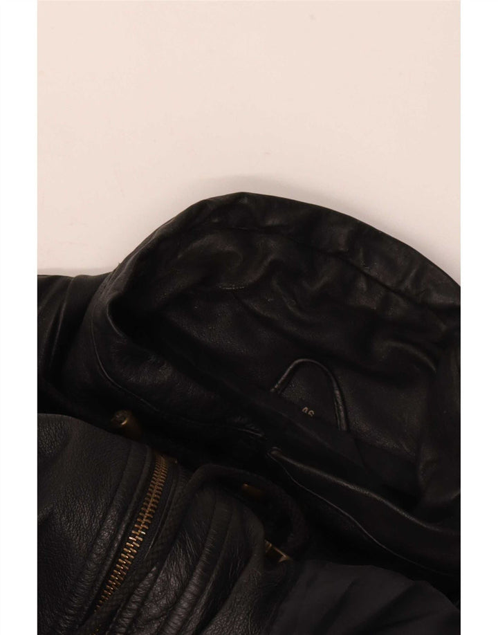 Abrigo de cuero para hombre Spirit EU 46 Small Black Classic