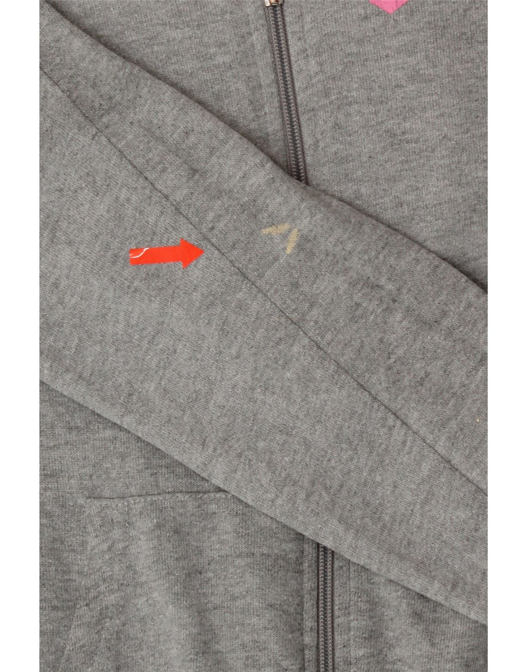 LOTTO Womens Tracksuit Top Jacket UK 14 Medium Grey Cotton Vintage Lotto and Second-Hand Lotto from Messina Hembry 