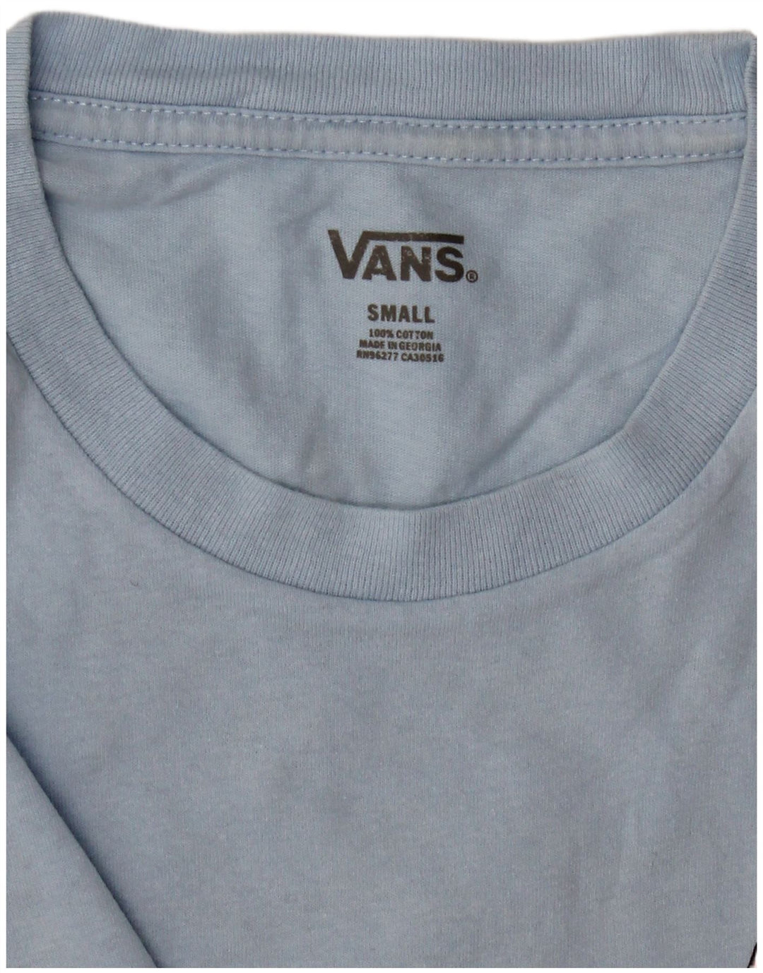 VANS Camiseta gráfica para hombre Top Small Blue