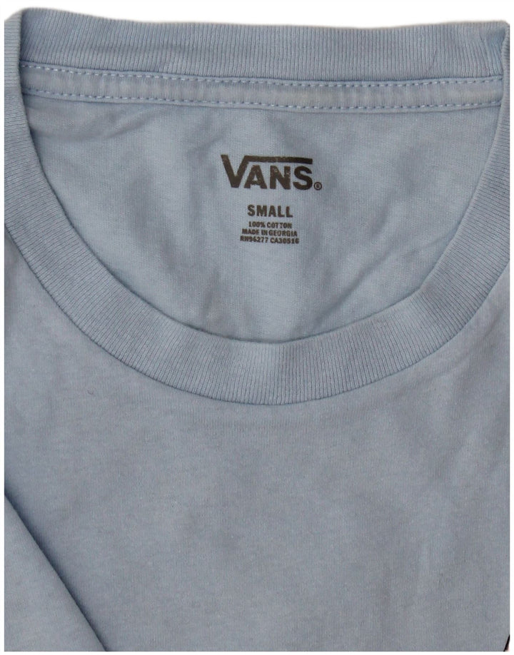 VANS Camiseta gráfica para hombre Top Small Blue