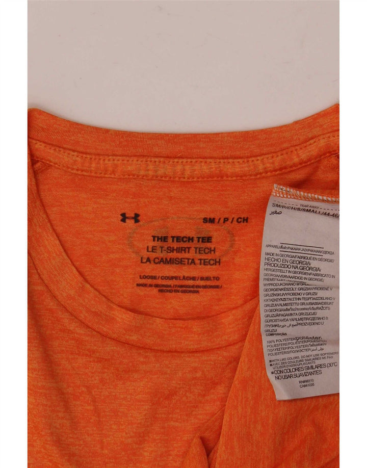 Under Armour Hombre The Tech Tee Camiseta Top Small Naranja Poliéster