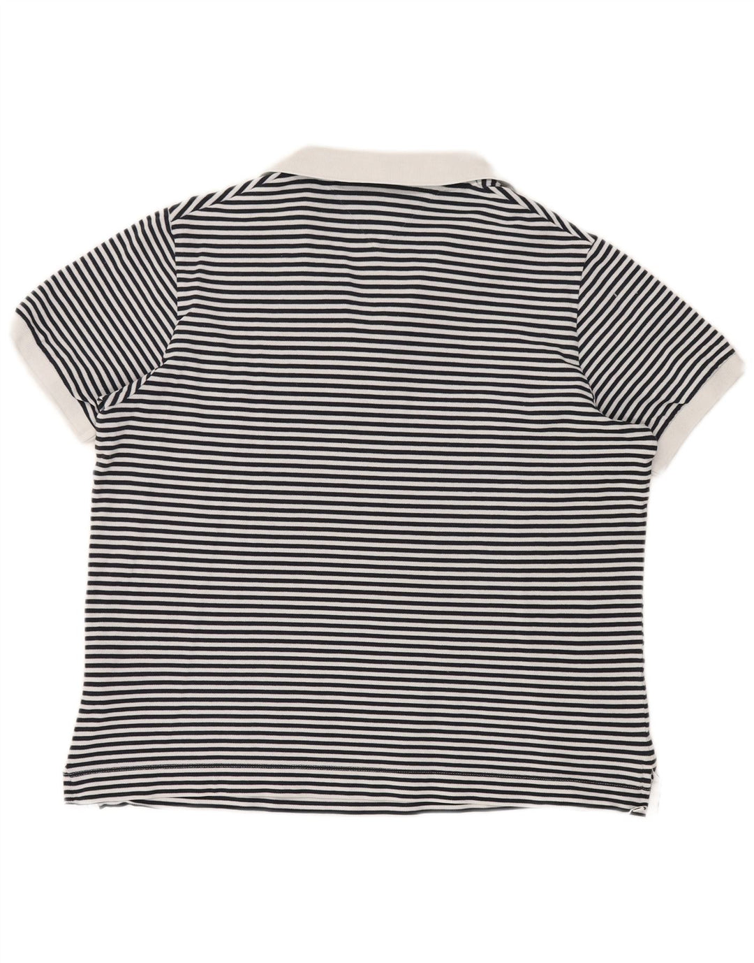 TOMMY HILFIGER Polo de Mujer UK 20 2XL Azul Marino Rayas Náutico