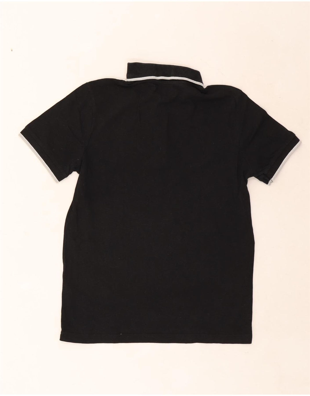 Kappa Polo Hombre Small Algodón A Rayas Negro