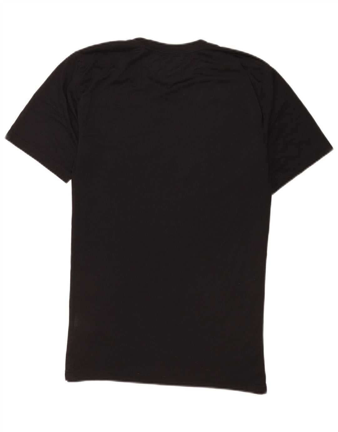 Nike Dri Fit Graphic Camiseta para hombre, talla pequeña, poliéster negro