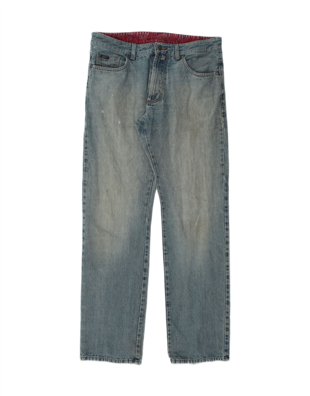 Gant Vaqueros Rectos Para Hombre W34 L34 Algodón Azul