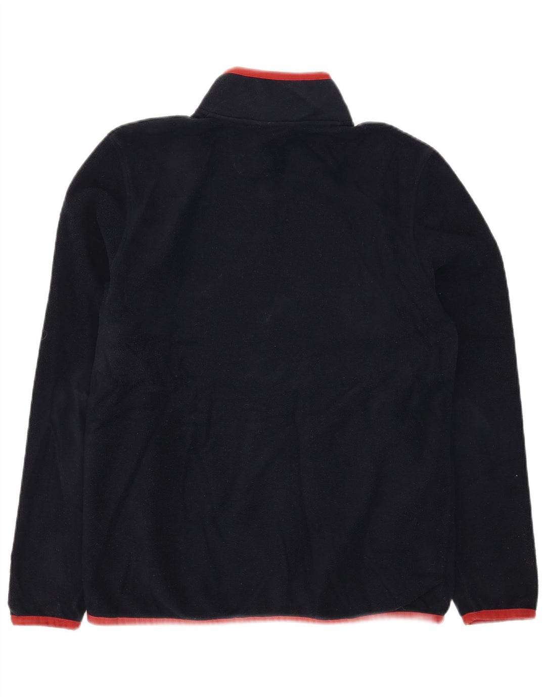 Marks & Spencer Jersey de forro polar con cuello y cremallera para hombre pequeño Poliéster azul marino