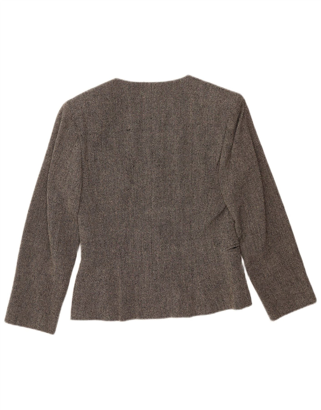 Maska Chaqueta Blazer De Doble Botonadura Para Mujer IT 42 Espiga Gris Medio
