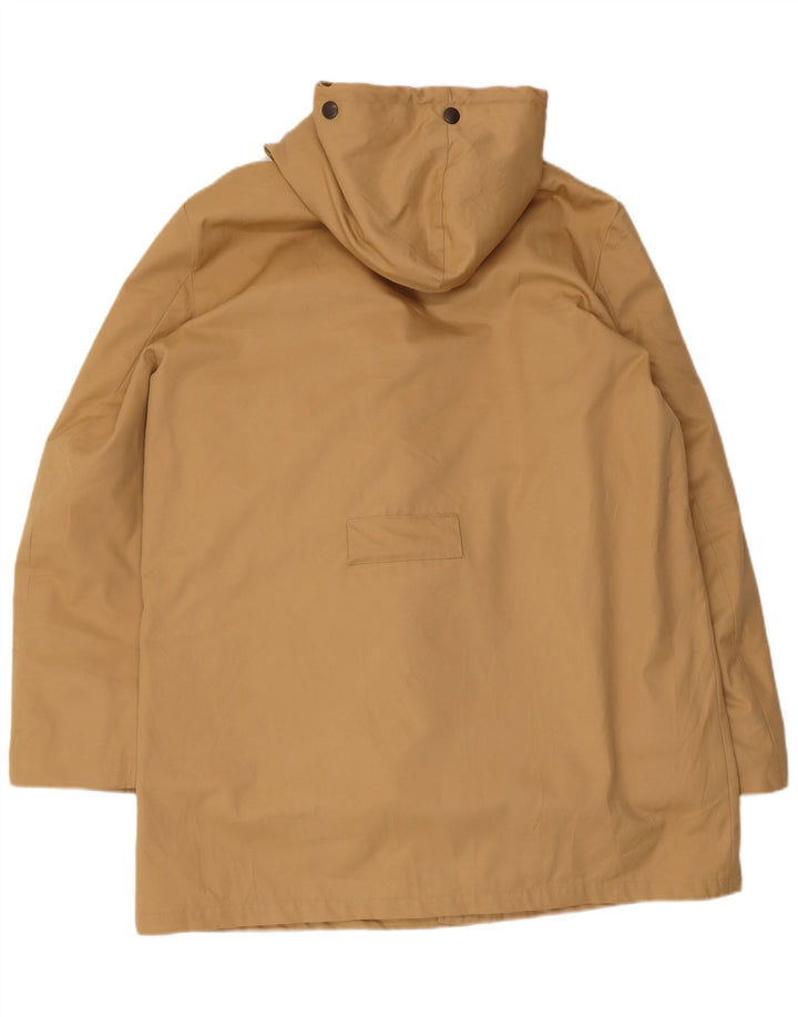 VINTAGE Chaqueta Parka con capucha para hombre IT 50 Grande Beige
