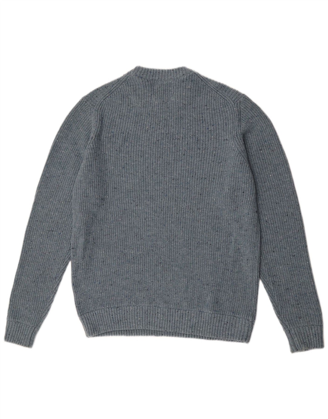 Marks & Spencer - Jersey de cuello redondo para hombre, talla grande, poliamida moteada en azul