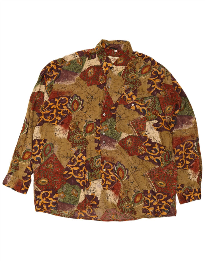 Camisa Pioneer Hombre Talla 43/44 XL Patchwork Multicolor