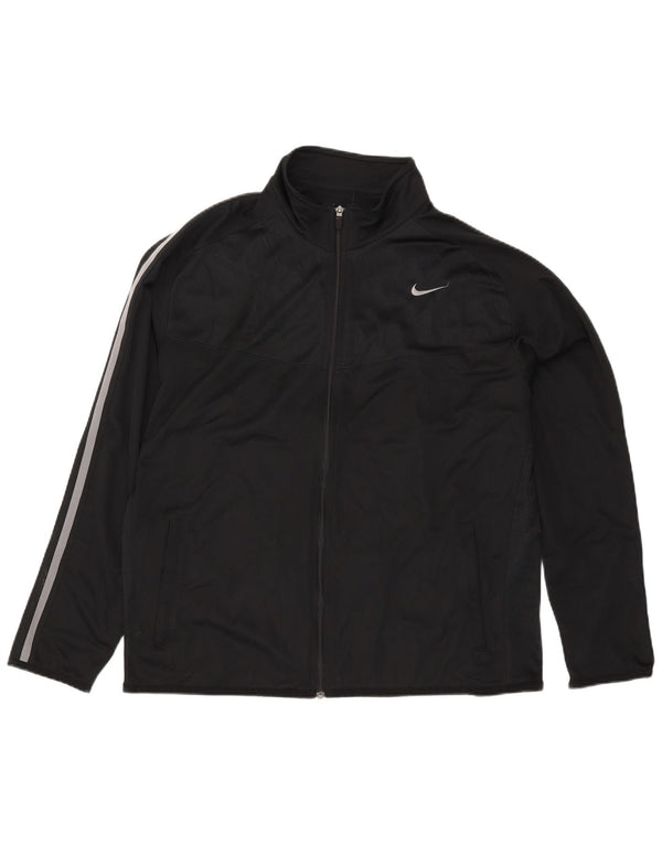 Nike - Chaqueta de chándal para hombre, talla 2XL, poliéster negro