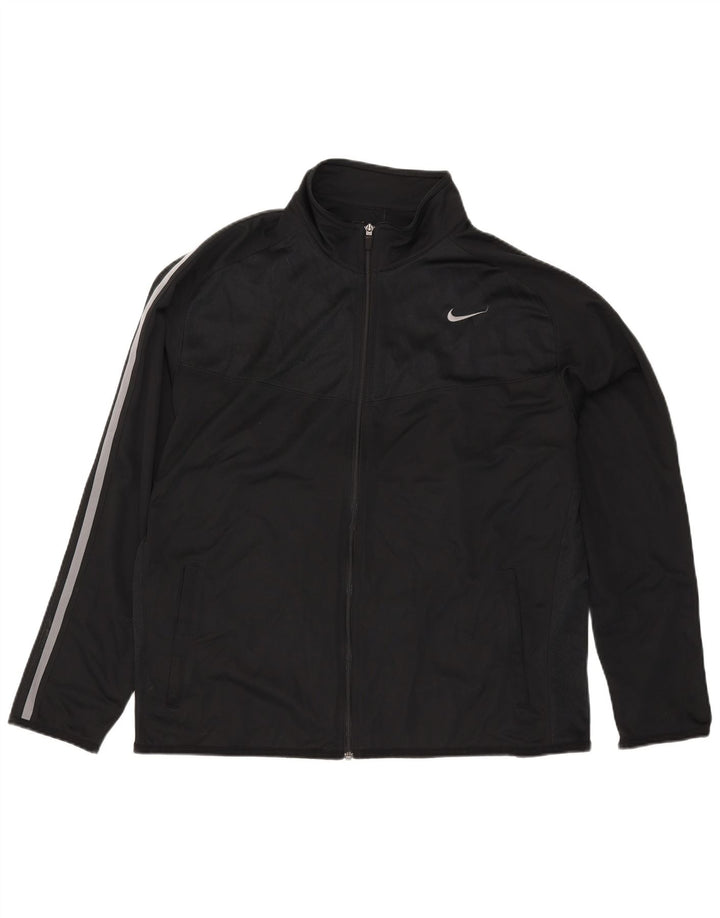 Nike - Chaqueta de chándal para hombre, talla 2XL, poliéster negro