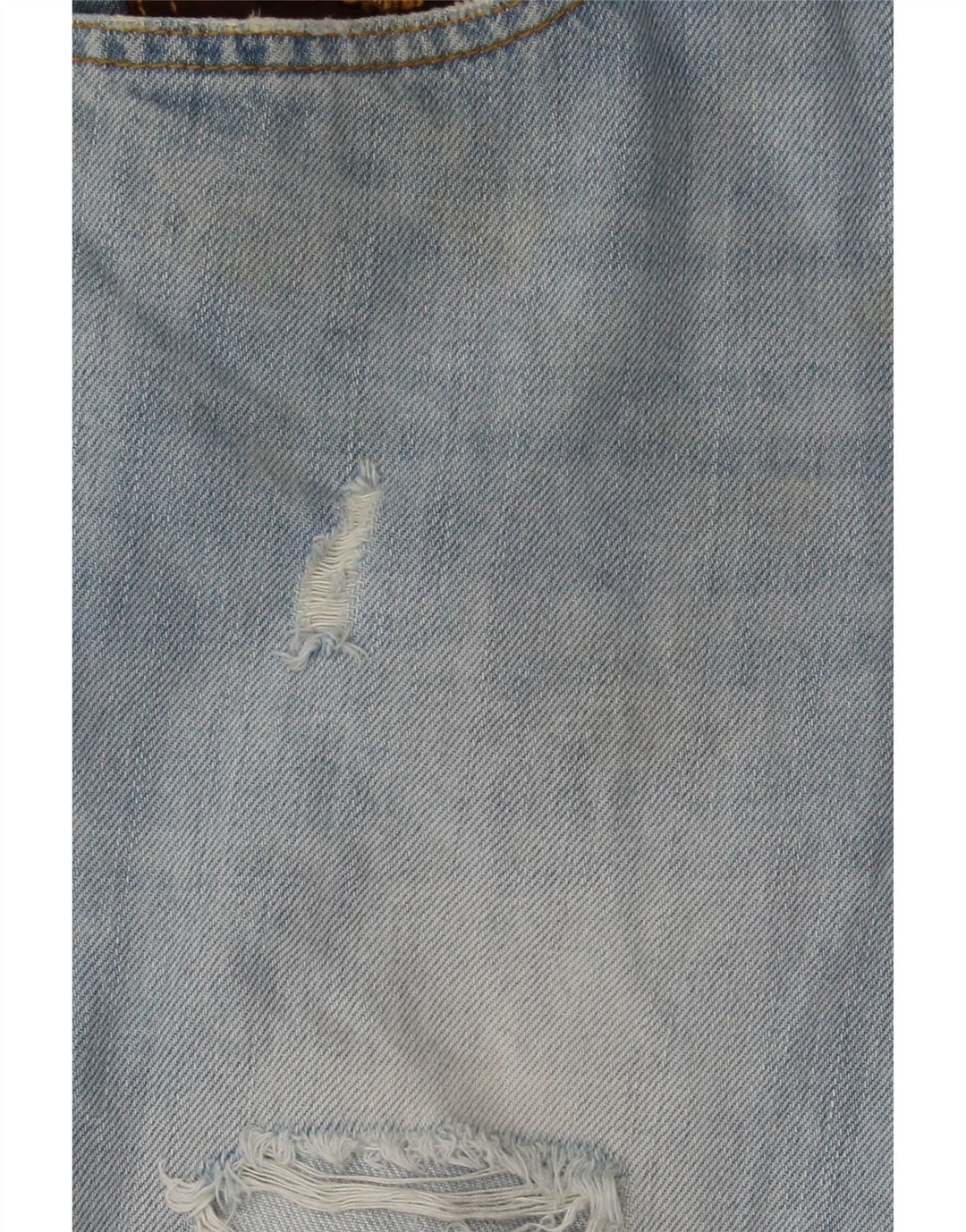 Pantalones cortos de mezclilla desgastados para hombre Uniform W30 Algodón azul medio