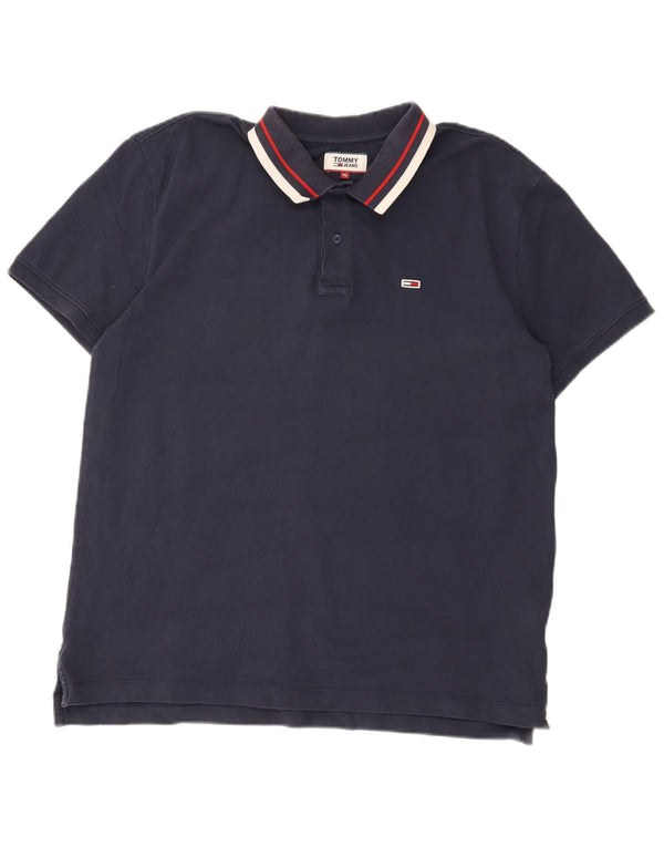 Polo Tommy Hilfiger Hombre XL Algodón Azul Marino