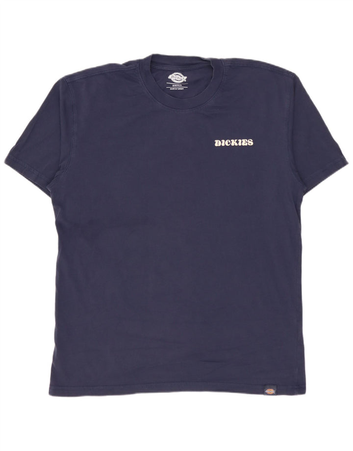DICKIES Camiseta gráfica para hombre Top Small Azul marino Algodón